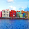 Curacao Colorful Buildings paint by numbers