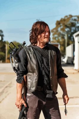 Daryl Dixon Character paint by numbers