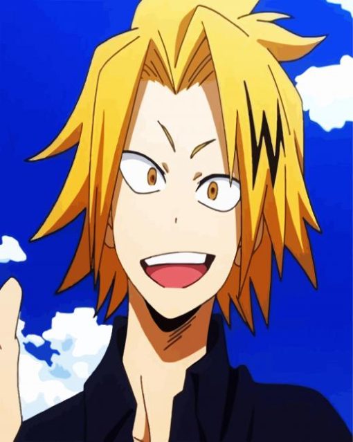 Denki Kaminari Character paint by numbers