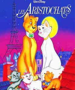 The Aristocats Disney Animation paint by numbers