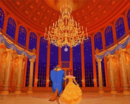 Disney Ballroom Dancers paint by numbers