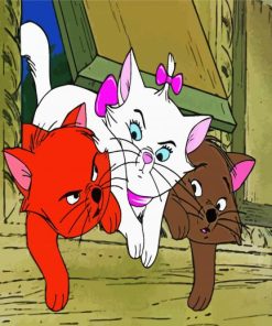 The Aristocats Disney paint by numbers