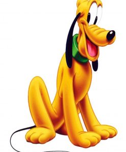 Pluto Disney Character paint by numbers