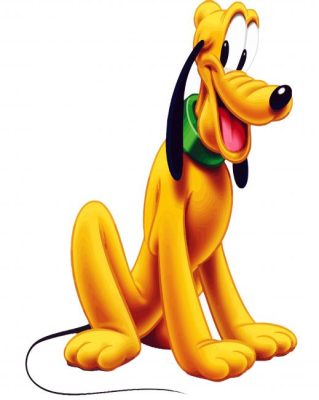 Pluto Disney Character paint by numbers