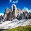 Dolomite Mountains Italy paint by numbrers