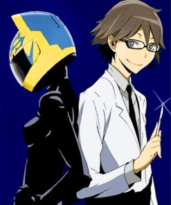 Celty And Shinra Characters paint by numbers