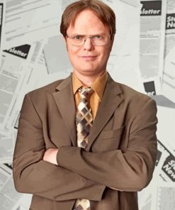 Dwight Schrute paint by numbers