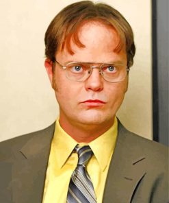 Dwight Schrute Character paint by numbers