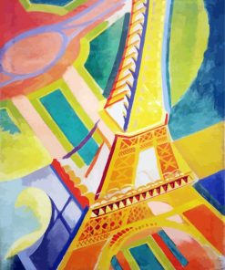 Eiffel Tower paint by numbers