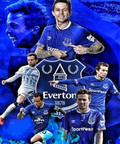 Professional Players Everton paint by numbers