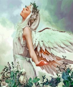 Fantasy Angel Lady paint by numbers