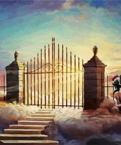 Fantasy Heaven Gate paint by numbers