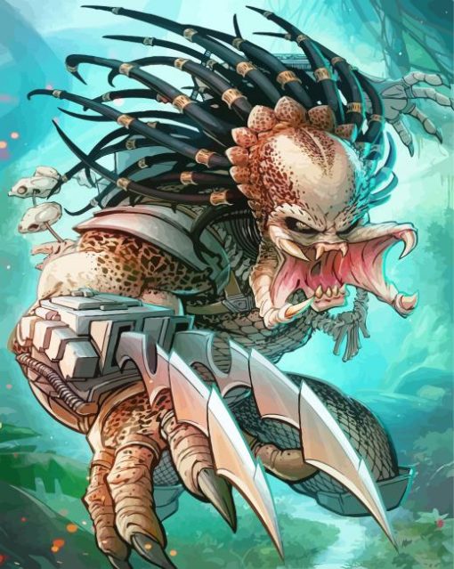 Fantasy Predator paint by numbers