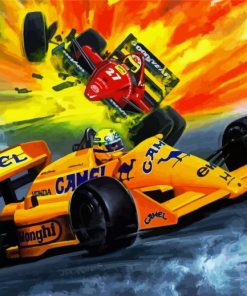 Formula One Cars paint by numbers