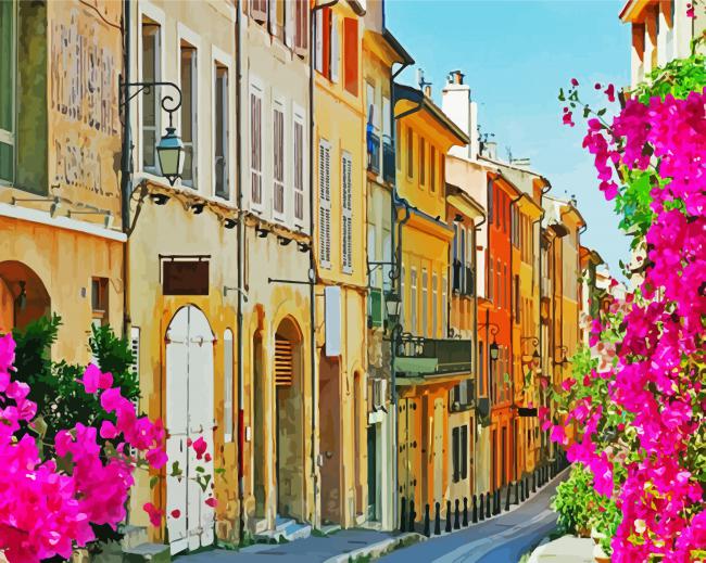 Aesthetic Colmar Street paint by numbers