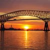 Francis Scott Key Bridge paint by numbers