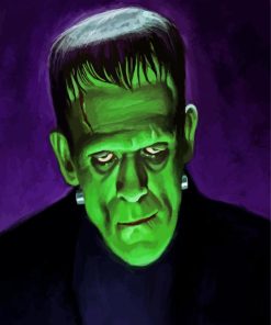 Frankenstein The Monster paint by numbers