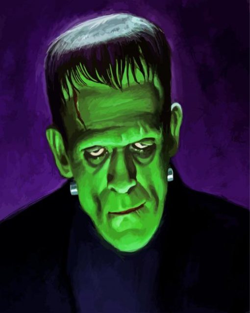 Frankenstein The Monster paint by numbers