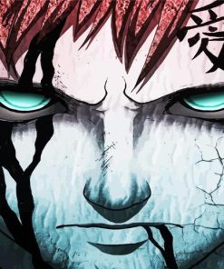 Gaara Naruto Character paint by numbers