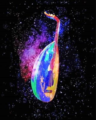 Colorful Galaxy Oud paint by numbers