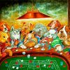 Gambling Dogs paint by numbers