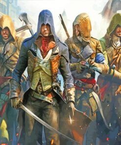 Assassin's Creed Characters paint by numbers