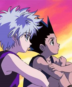 Gon And Killua Characters paint by numbers