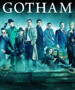 Gotham Series Cast paint by numbers