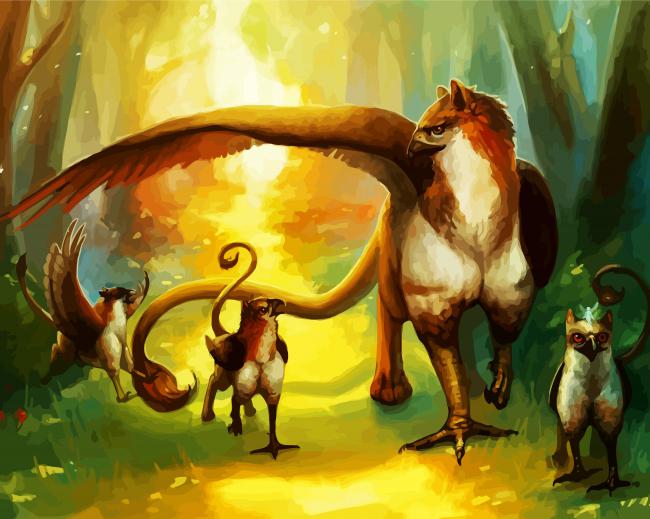 Griffin Family paint by numbers