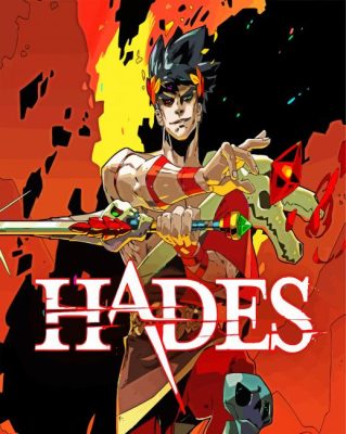 Hades Video Game paint by numbers