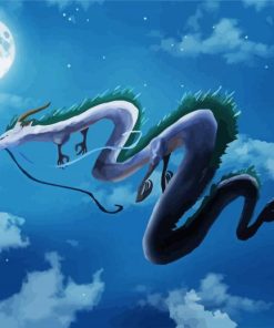 Haku Moonlight paint by numbers