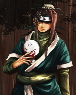 Haku Naruto Anime paint by numbers