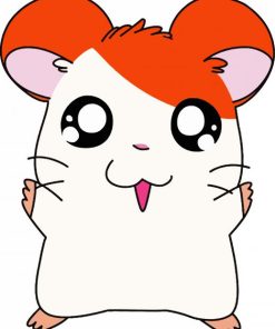 Hamtaro Hamster paint by numbers