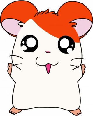 Hamtaro Hamster paint by numbers