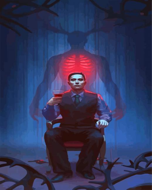 Hannibal Movie Art paint by numbers