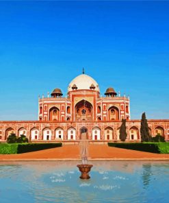 Humayun's Tomb New Delhi paint by numbers