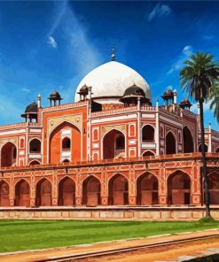 Building Humayun's Tomb paint by numbers