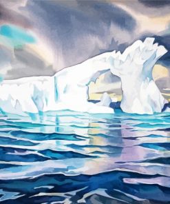 Aesthetic Iceberg Art paint by numbers