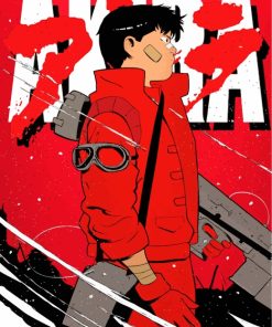 Illustration Akira Anime paint by numbers