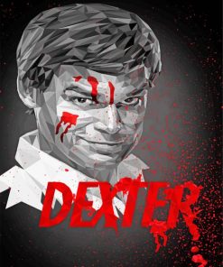 Illustration Dexter paint by numbers