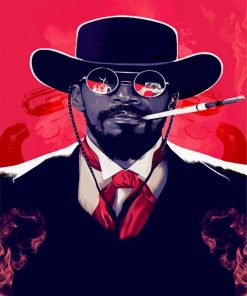 Django Unchained Illustration paint by numbers