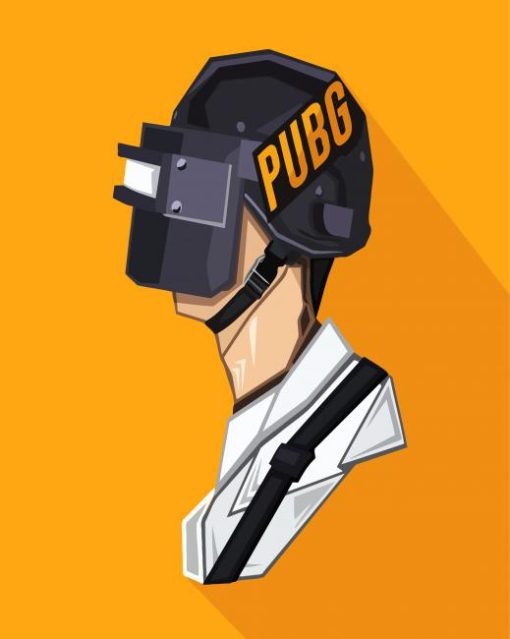 Illustration Pubg Game paint by numbers