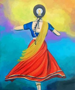 Indian Girl Dancer paint by numbers