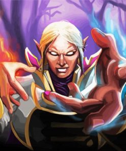 Powerful Invoker Character paint by numbers