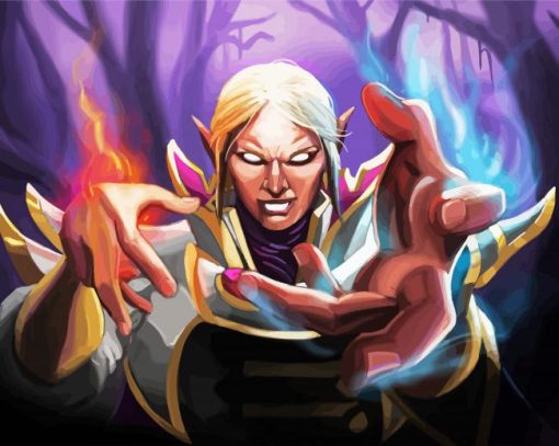 Powerful Invoker Character paint by numbers