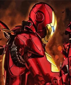 The Superhero Iron Man paint by numbers