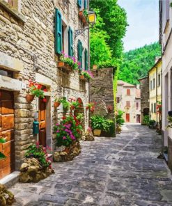 Tuscany Street In Italy paint by numbers