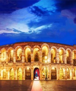 Verona Arena Italy paint by numbers