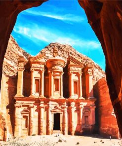 Petra Historical Place paint by numbers