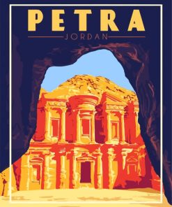 Petra Jordan Poster paint by numbers